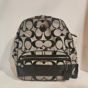 Coach Bags | Coach Backpack | Color: Signature C Print Black and Gray | Size: OS